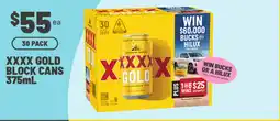 IGA Xxxx gold block cans offer