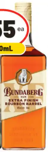IGA Bundaberg Extra Finish Bourbon Barrel Rum offer