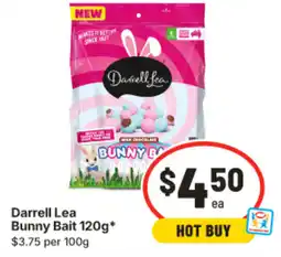 IGA Darrell Lea Bunny Bait offer