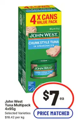 IGA John West Tuna Multipack offer