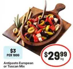 IGA Antipasto European or Tuscan Mix offer