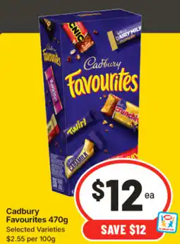 IGA Cadbury Favourites offer