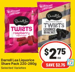 IGA Darrell Lea Liquorice Share Pack offer