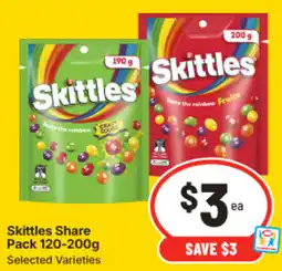 IGA Skittles Share Pack offer