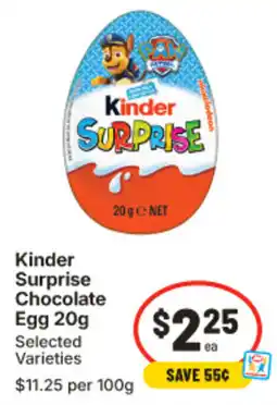 IGA Kinder Surprise Chocolate Egg offer