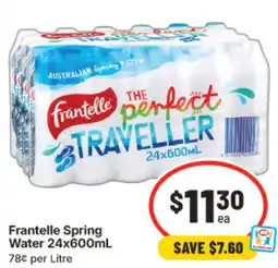 IGA Frantelle Spring Water offer