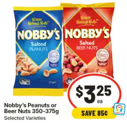IGA Nobbys Peanuts or Beer Nuts offer