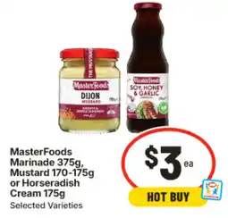 IGA MasterFoods Marinade Mustard offer