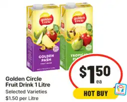 IGA Golden Circle Fruit Drink offer