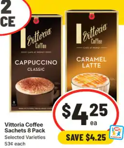 IGA Vittoria Coffee Sachets offer