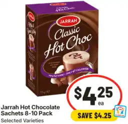 IGA Jarrah Hot Chocolate Sachets offer