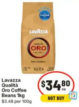 IGA Lavazza Qualità Oro Coffee Beans offer