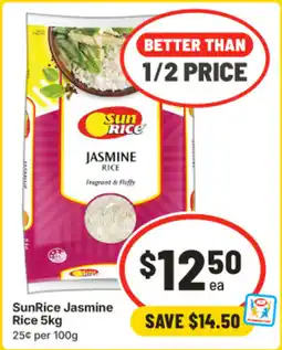 IGA Sunrice jasmine rice offer