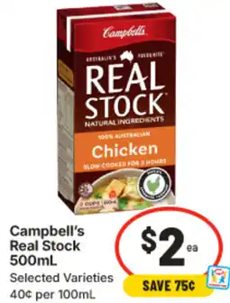 IGA Campbells Real Stock offer
