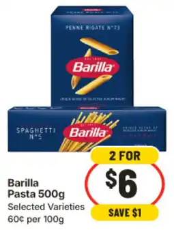 IGA Barilla Pasta offer