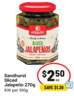 IGA Sandhurst Sliced Jalapeño offer