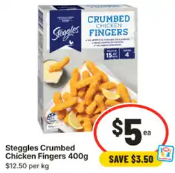 IGA Steggles Crumbed Chicken Fingers offer