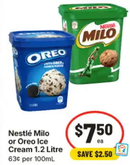IGA Nestlé Milo or Oreo Ice Cream offer
