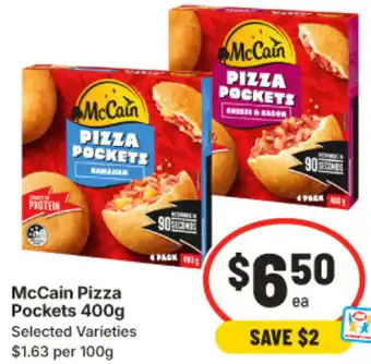 IGA McCain Pizza Pockets offer