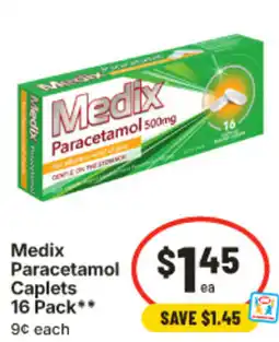 IGA Medix Paracetamol Caplets offer
