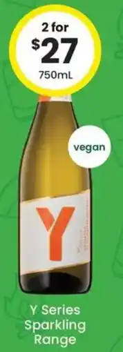The Bottle O Y Series Sparkling Range offer