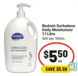 IGA Redwin Sorbolene Daily Moisturiser offer