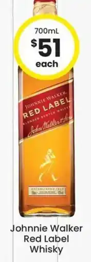 The Bottle O Johnnie Walker Red Label Whisky offer