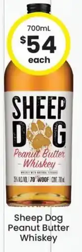 The Bottle O Sheep Dog Peanut Butter Whiskey offer