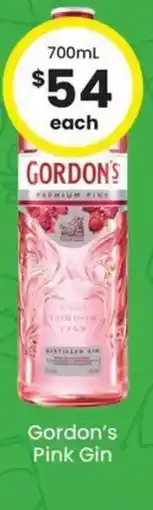 The Bottle O Gordon's Pink Gin offer