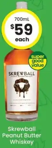 The Bottle O Skrewball Peanut Butter Whiskey offer