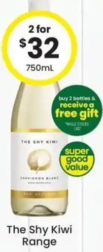 The Bottle O The Shy Kiwi Range offer