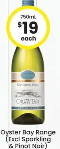 The Bottle O Oyster Bay Range (Excl Sparkling & Pinot Noir) offer