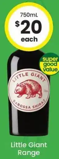The Bottle O Little Giant Range offer
