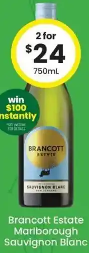 The Bottle O Brancott Estate Marlborough Sauvignon Blanc offer