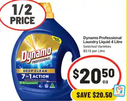 IGA Dynamo Professional Laundry Liquid offer