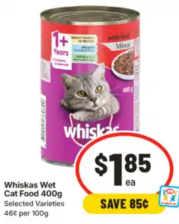 IGA Whiskas Wet Cat Food offer