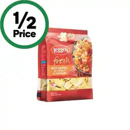 Woolworths Leggo’s Fresh Filled Pasta Varieties – From the Fridge offer