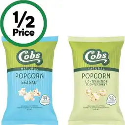 Woolworths Cobs Popcorn offer