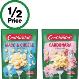 Woolworths Continental Pasta & Sauce Side Dish offer