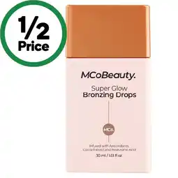 Woolworths MCoBeauty Super Glow Bronzing Drops offer