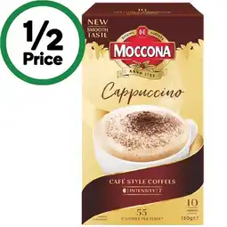 Woolworths Moccona Coffee Sachets-10 offer
