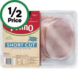 Woolworths Primo Shortcut Bacon – From the Fridge offer