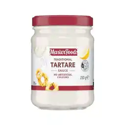 Woolworths MasterFoods Seafood or Tartare Sauce 220-260g offer