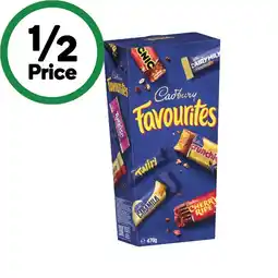 Woolworths Cadbury Favourites offer