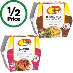 Woolworths SunRice Microwave Rice Cups offer