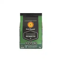 Woolworths Heat Beads Wood Charcoal BBQ Briquettes offer