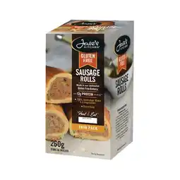 Woolworths Jase's Kitchen Gluten Free Sausage Rolls or Spinach & Ricotta Rolls 260g Pk 2 – From the Freezer offer