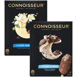 Woolworths Connoisseur Ice Cream Sticks-6 offer