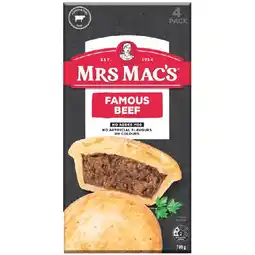 Woolworths Mrs Mac’s Pies offer