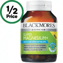 Woolworths Blackmores Super Magnesium+ Tablets offer